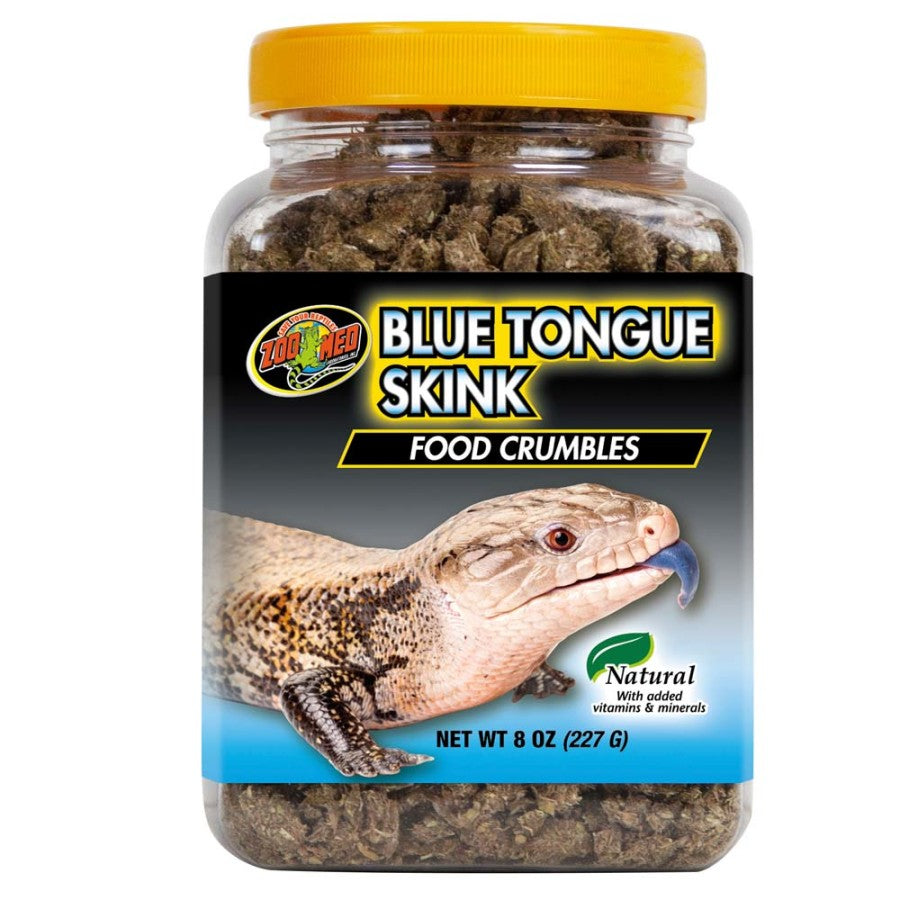 Zoo Med Blue Tongue Skink Food Crumbles Dry Food 1ea/8 oz