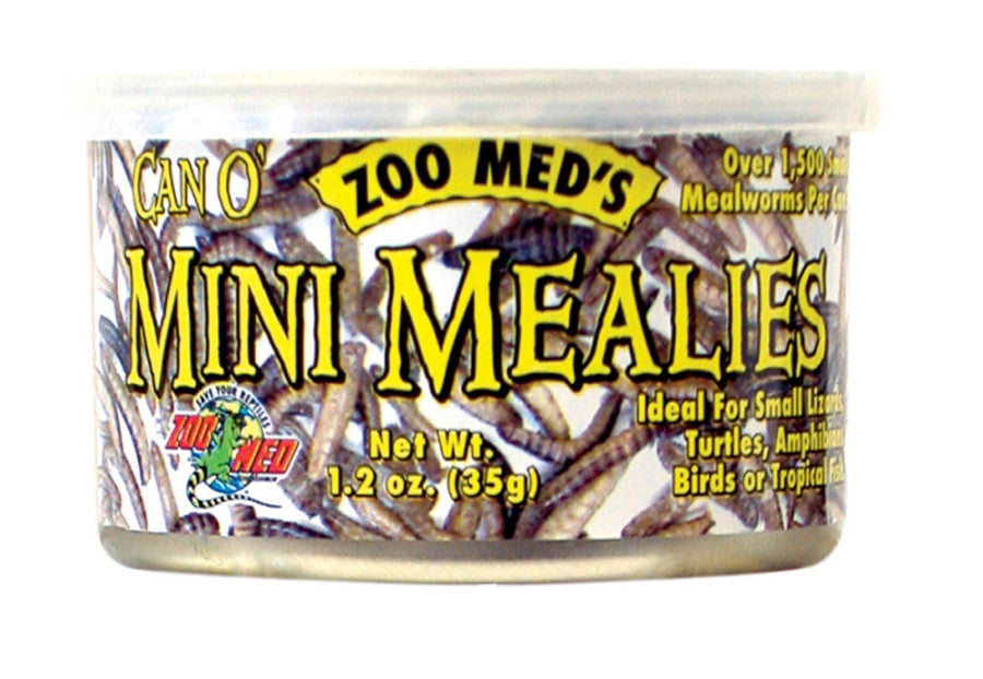 Zoo Med Can O' Mini Mealies Reptile Wet Food 1ea/1.2 oz