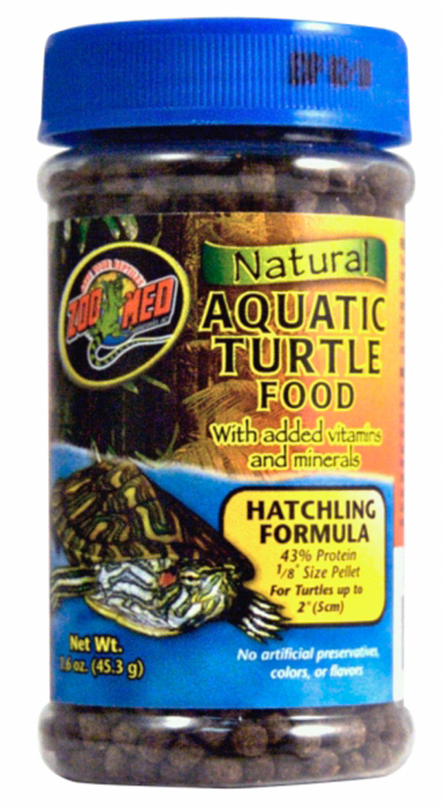 Zoo Med Aquatic Turtle Micro Pellet Hatchling Food 1ea/1.6 oz