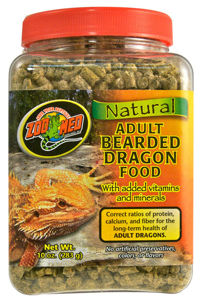 Zoo Med Natural Adult Bearded Dragon Dry Food 1ea/10 oz