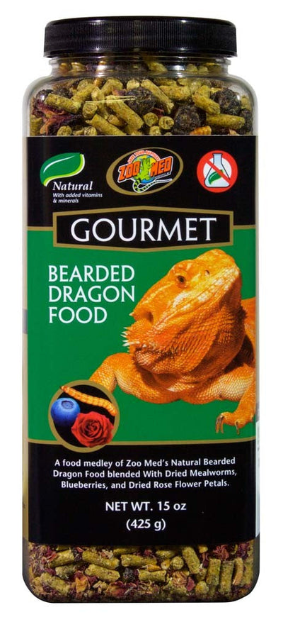 Zoo Med Gourmet Bearded Dragon Dry Food 1ea/15 oz