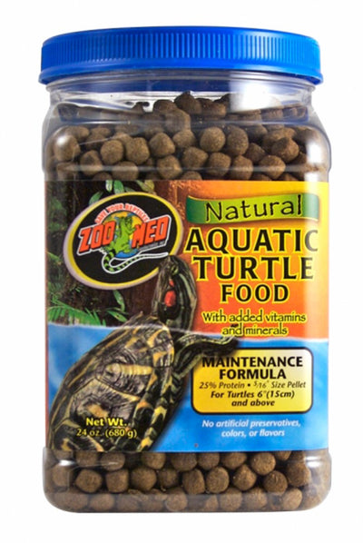 Zoo Med Aquatic Turtle Food Maintenance Formula Dry Food 1ea/24 oz
