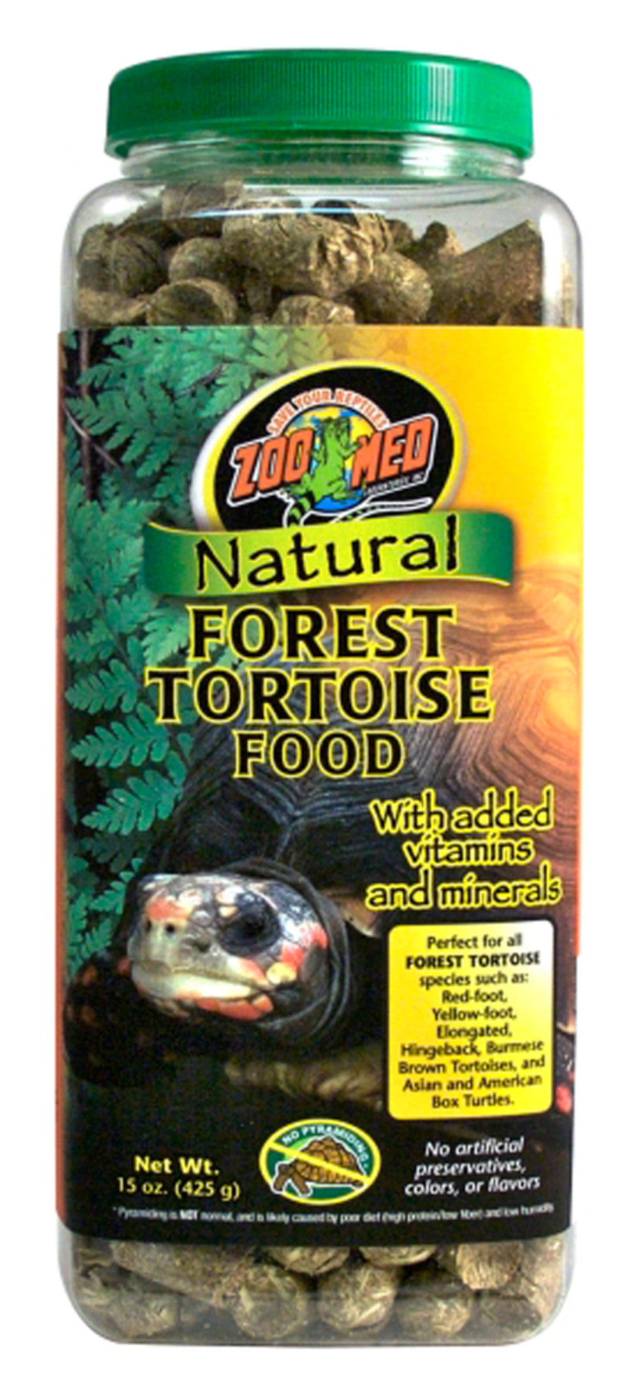 Zoo Med Natural Forest Tortoise Dry Food 1ea/15 oz