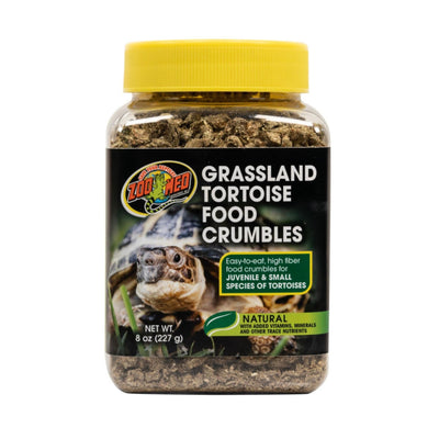 Zoo Med Grassland Tortoise Food Crumbles 1ea/8oz.