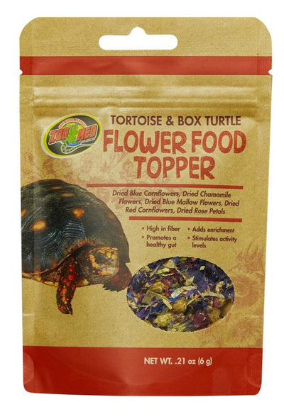 Zoo Med Tortoise & Box Turtle Flower Food Topper 1ea/0.21 oz