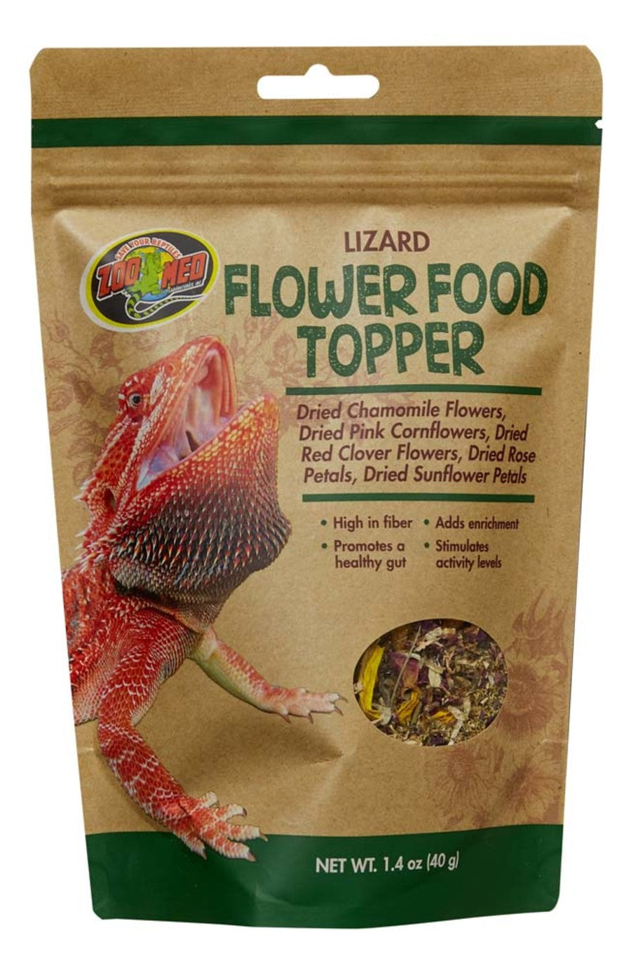 Zoo Med Lizard Flower Food Topper 1ea/1.4 oz