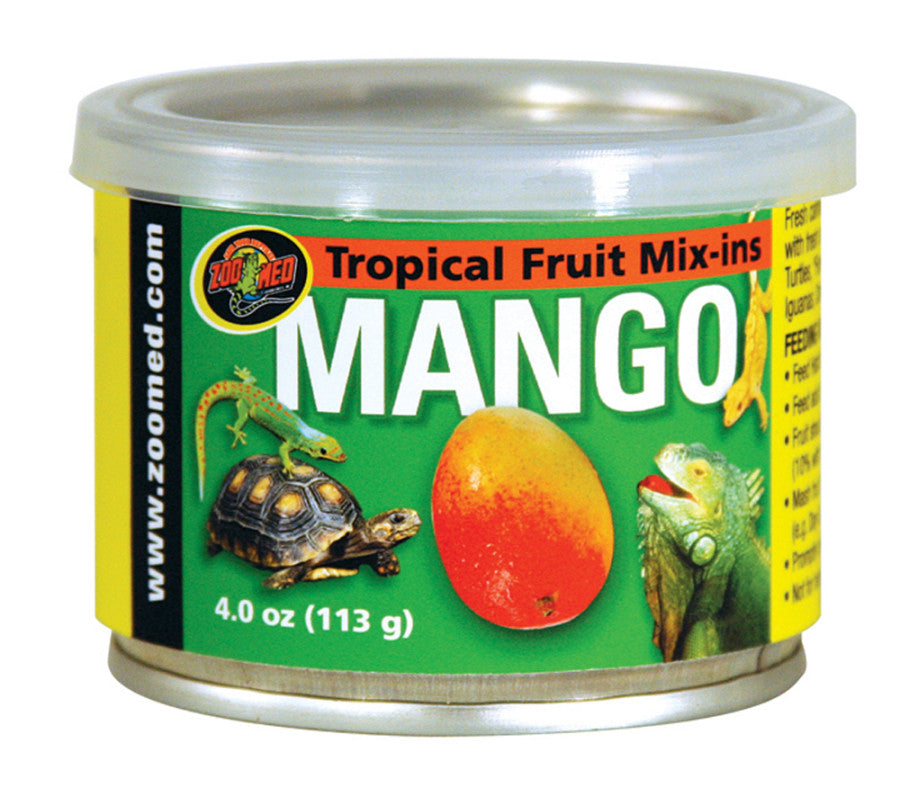 Zoo Med Fruit Mix-Ins Mango Reptile Wet Food 1ea/3.4 oz