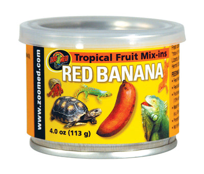 Zoo Med Fruit Mix-Ins Red Banana Reptile Wet Food 1ea/3.4 oz