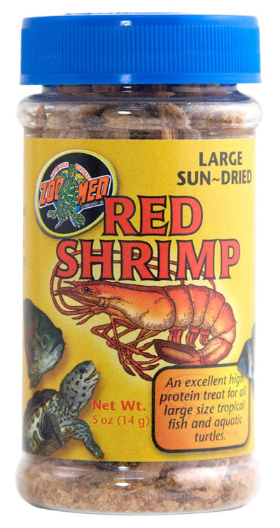 Zoo Med Sun-Dried Large Red Shrimp Reptile Food 1ea/0.5 oz
