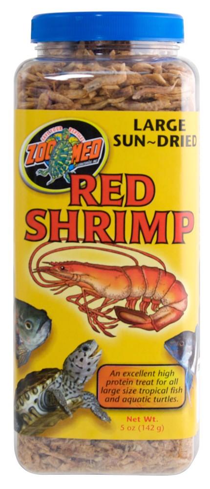 Zoo Med Sun-Dried Large Red Shrimp Reptile Food 1ea/5 oz