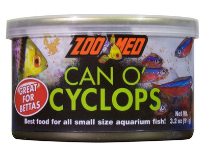 Zoo Med Can O' Cyclops Freeze-Dried Fish Food 1ea/3.2 oz