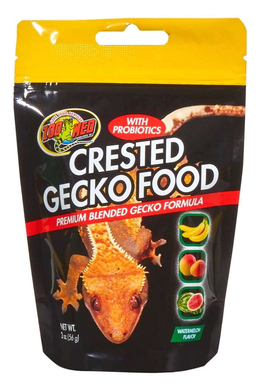 Zoo Med Crested Gecko Food Premium Blended Watermelon Dry Food 1ea/2 oz