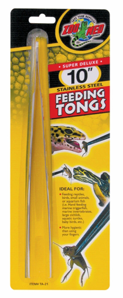 Zoo Med Stainless Steel Feeding Tong 1ea/10 in