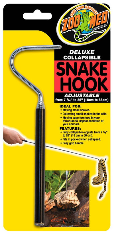 Zoo Med Deluxe Collapsible Snake Hook Black 1ea/7.25 In - 26 in
