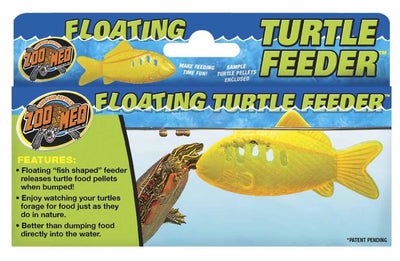 Zoo Med Floating Turtle Feeder Translucent Orange 1ea