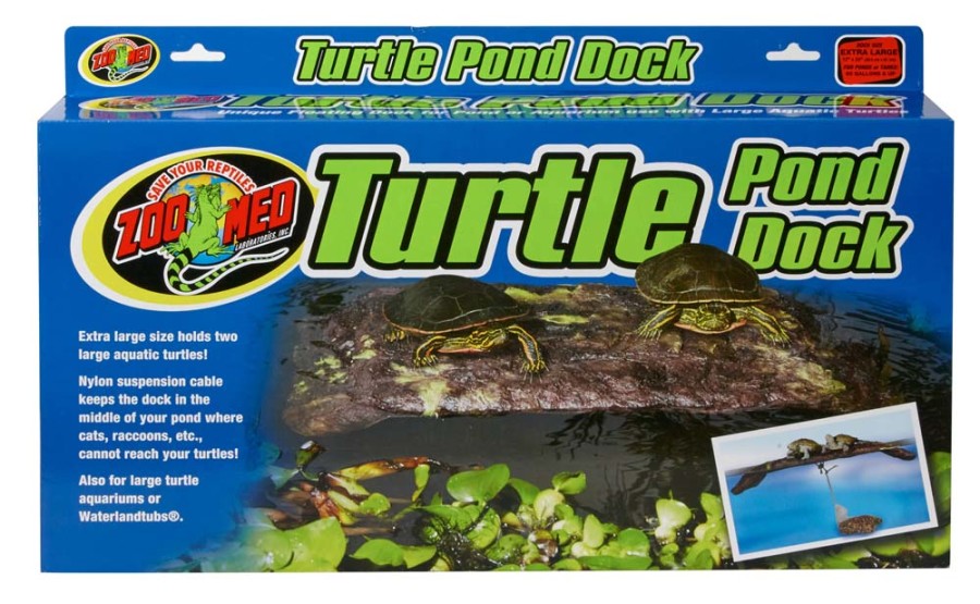 Zoo Med Turtle Dock Basking Platform Brown 1ea/XL