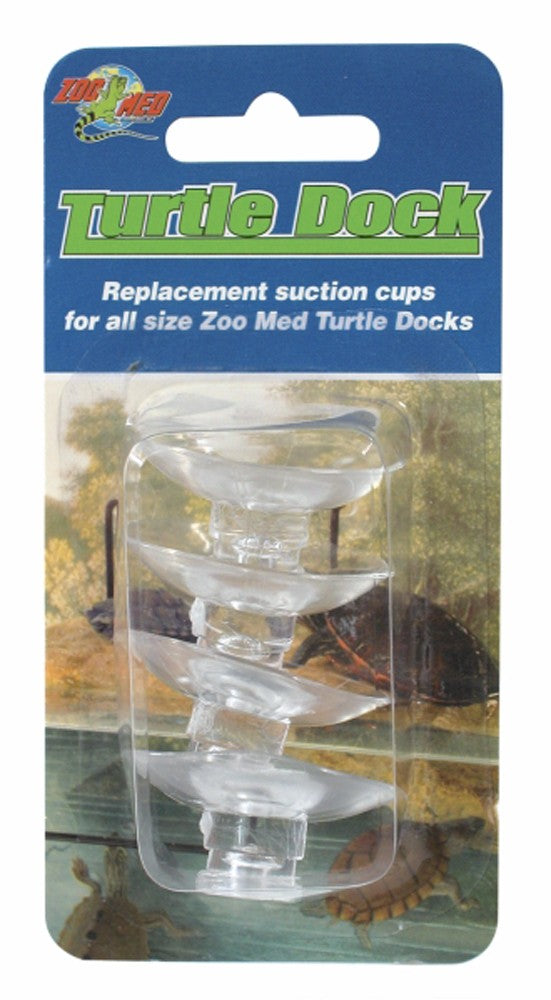 Zoo Med Turtle Dock Suction Cups Clear 1ea/4 ct