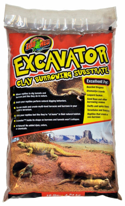 Zoo Med Excavator Clay Burrowing Substrate Brown 1ea/10 lb