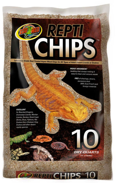 Zoo Med Repti Chips Substrate Brown 1ea/10 qt