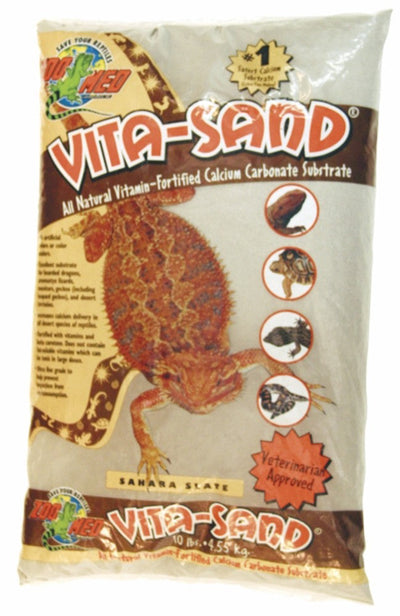 Zoo Med Vita-Sand Substrate Sahara Slate 3ea/10 lb