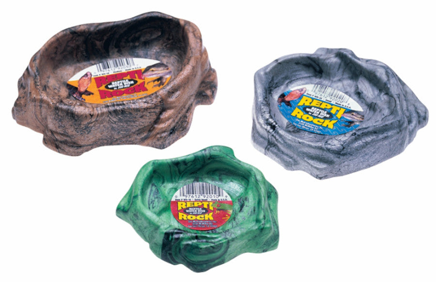 Zoo Med Repti Rock Water Dish Assorted 1ea/XS