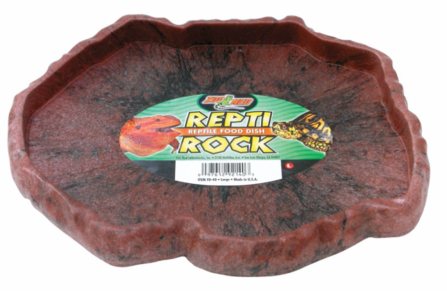 Zoo Med Repti Rock Food Dish Assorted 1ea/LG