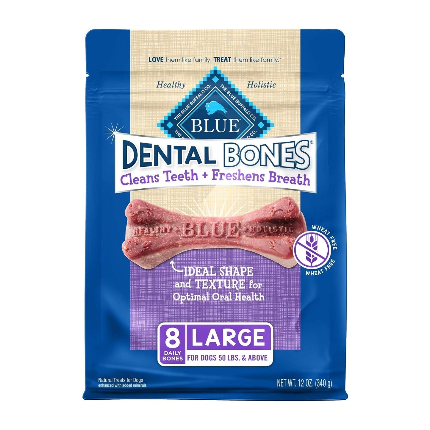 **Blue Buffalo Dental Bones Large 12oz