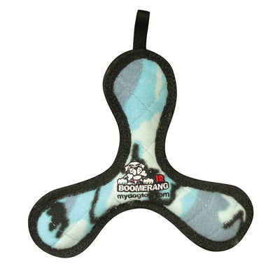 Tuffy Jr Boomerang Durable Dog Toy Blue Camo 1ea/8 in