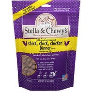 Stella and Chewys Cat Freeze Dried Chick Chick Chicken Dinner 3.5oz.