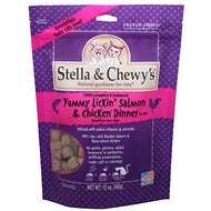 Stella and Chewys Cat Freeze Dried Yummy Lickin Salmon and Chicken Dinner 3.5oz.