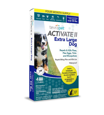 Vetality Activate II Flea & Tick For Dogs 1ea/0.648 fl oz, 4 ct