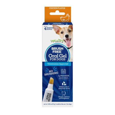 Vetality Brush Free Oral Gel for Dogs 1ea/25 g