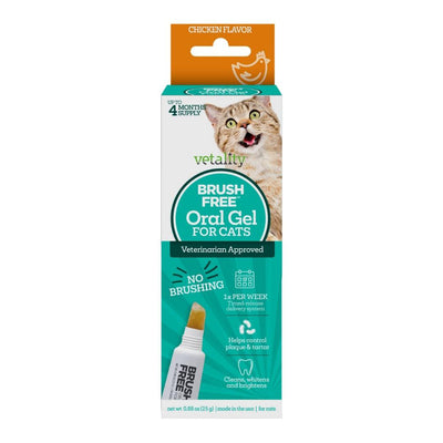 Vetality Brush-Free Oral Gel for Cats 1ea/25 g