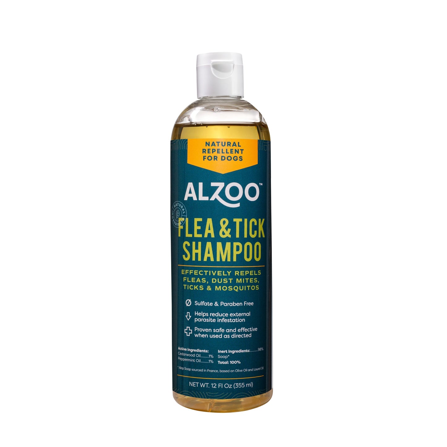 Alzoo Plant Based Flea & Tick Shampoo 12oz.