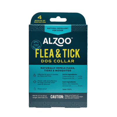 Alzoo Plant Based Flea & Tick Collar Small Dog 23.6In.