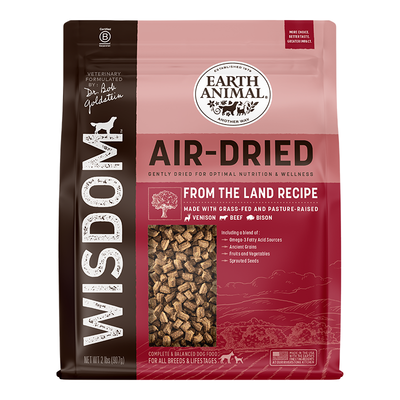 **Earth Animal Dog Wisdom Air-Dried From the Land 2Lb