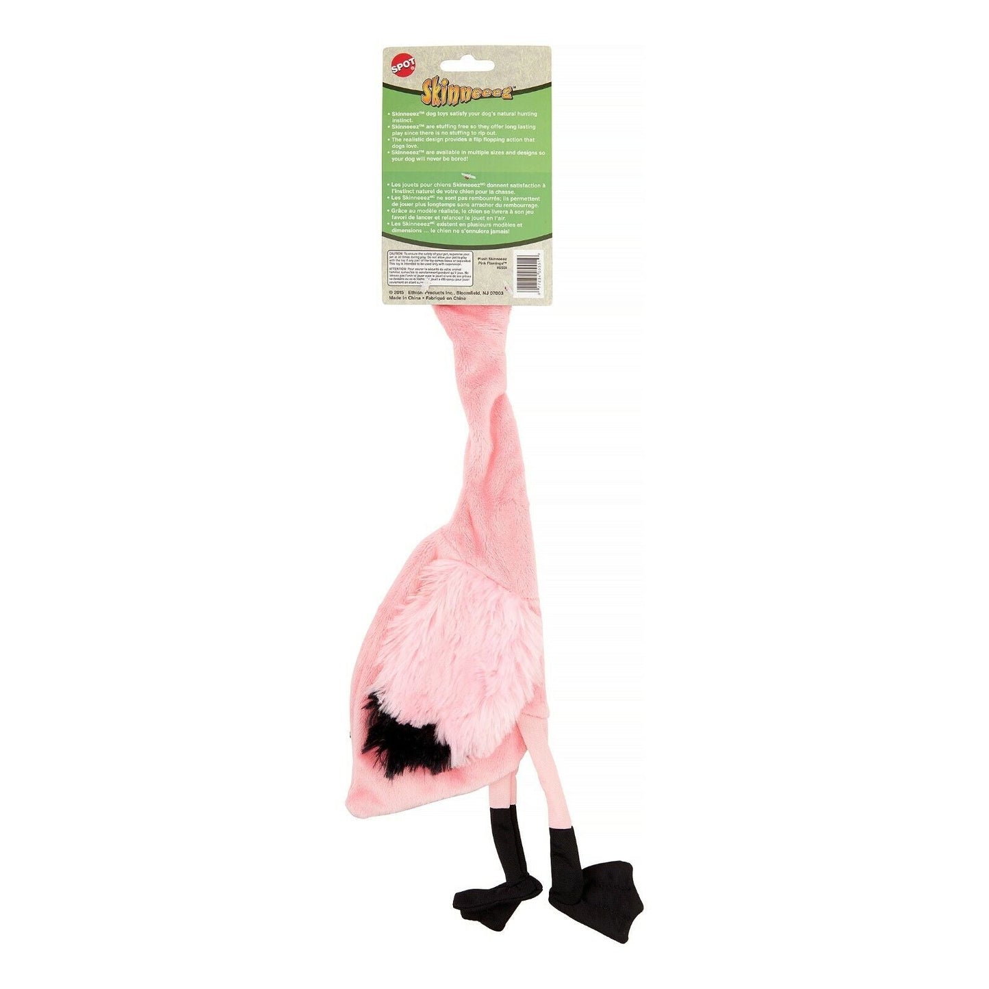 Skinneeez Exotic Series Dog Toy Flamingo Pink 1ea/Regular