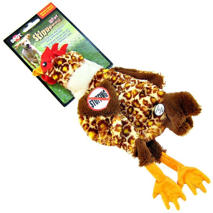 Skinneeez Barnyard Series Dog Toy Chicken Multi-Color 1ea/Mini