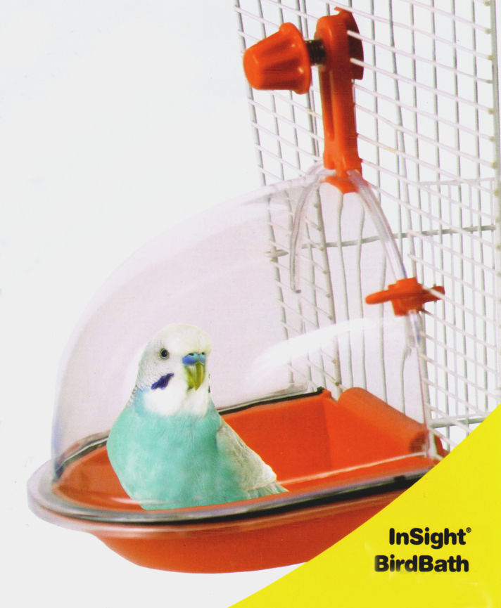 JW Pet Insight Bird Bath Assorted 1ea/One Size