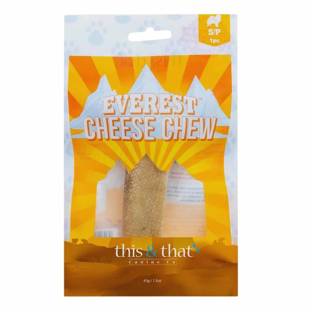 This And That Dog Enhanced Antler Chew Everest Cheese Small