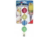 JW Pet ActiviToy Lattice Balls Bird Toy Multi-Color 1ea/SM/MD