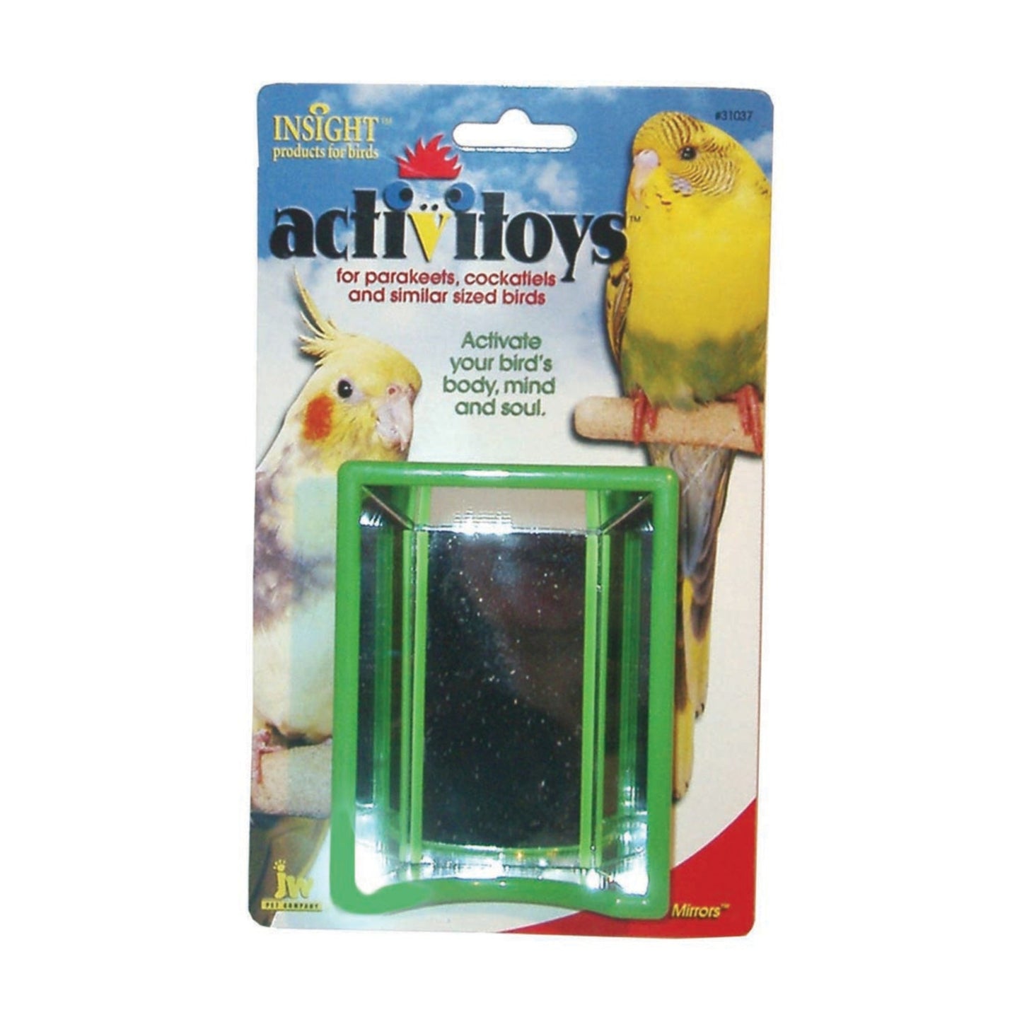 JW Pet ActiviToy Hall of Mirrors Bird Toy Assorted 1ea/One Size