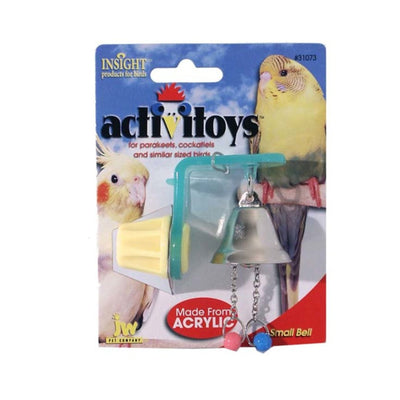 JW Pet ActiviToy Bell Bird Toy Multi-Color 1ea/SM/MD