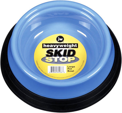 JW Pet Skid Stop Heavyweight Dog Bowl Assorted 1ea/LG