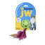 JW Pet Cataction Feather Ball with Bell Cat Toy Green 1ea/One Size