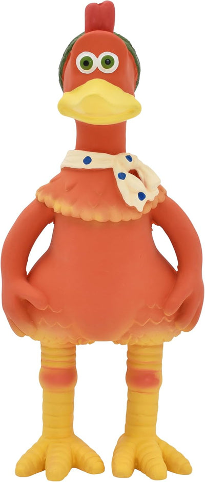 Multipet Chicken Run Ginger Latex Dog Toy 10"