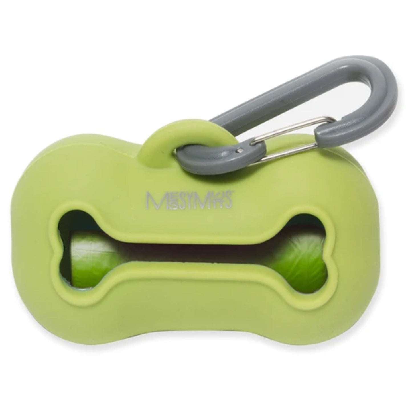 Messy Mutts Dog Wastebag Holder Green