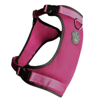 Canada Pooch Dog Everything Harness Mesh Pink  SM
