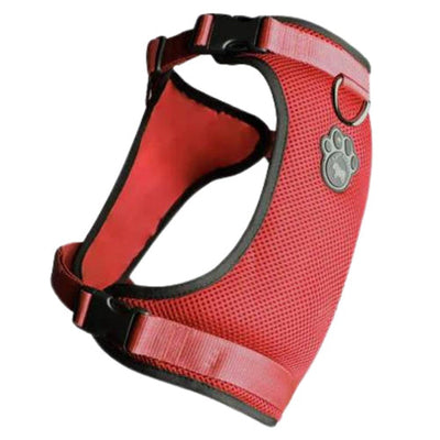 Canada Pooch Dog Everything Harness Mesh Red SM