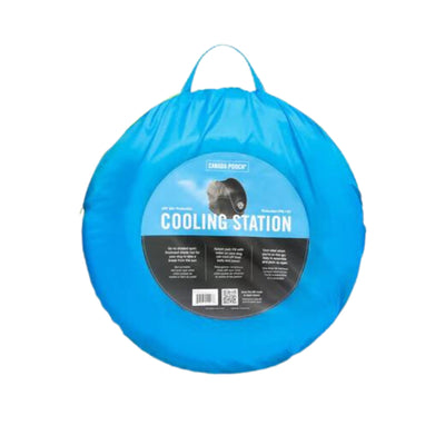 Canada Pooch Dog Chill Seeker Cooling Station With Splash Pad Blue O-S
